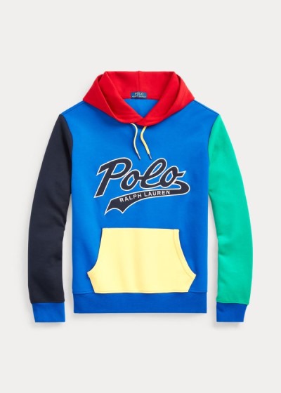 Sudaderas Con Capucha Polo Ralph Lauren Hombre Azules Azul Rey Multicolor - Color-Blocked Logo - BUO